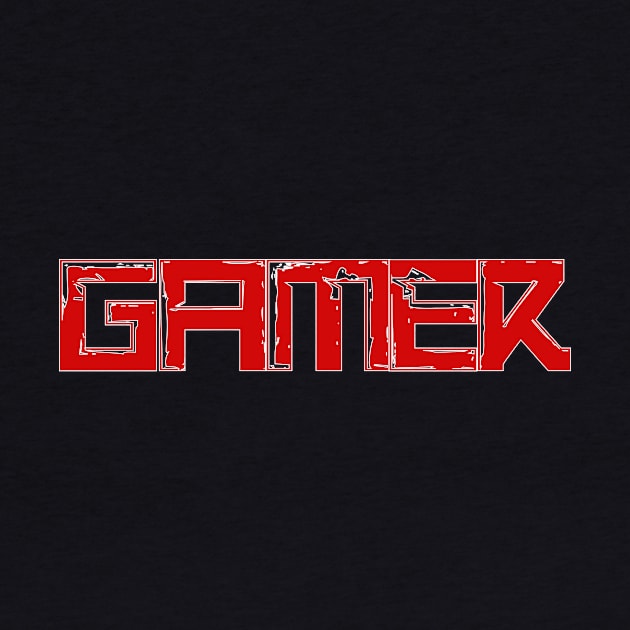 Gamer - red by Stiffmiddlefinger